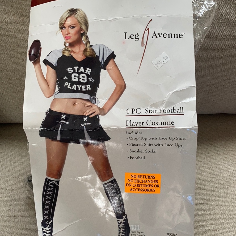 Costume Cheerleader football